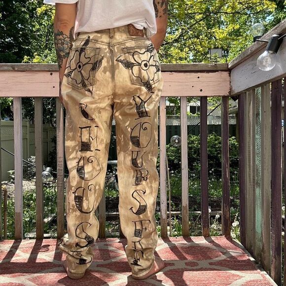 Vintage 90’s Alfred Sung high waisted jeans / size 12 - Picture 1 of 12